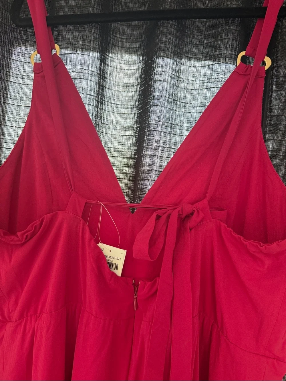 Abercrombie Dipped-Waist Hardware Maxi Dress